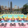 There's A Rainbow Pool On Roosevelt Island